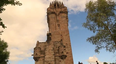 The national wallace monument Stock Footage 41762552