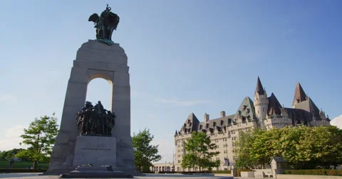 The National War Memorial From The Left Vidéo 64972572