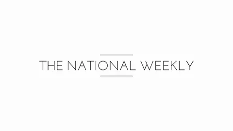 The National Weekly with animated text effect Stock Footage 121911418