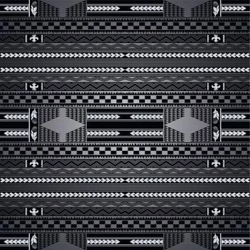 Native america pattern art Illustrazione stock