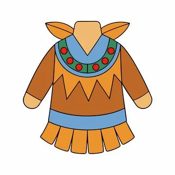 Native-american-clothing Stock Illustration