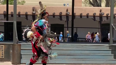 Native American Dancer Stock Footage 193547630