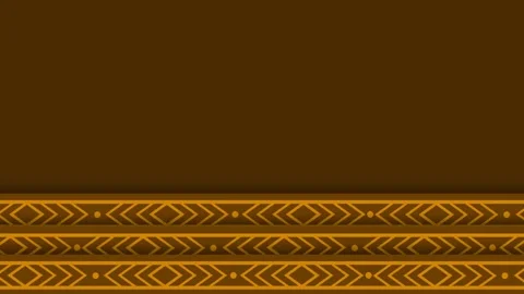 Native American Day Background with Traditional Tribal Geometric Pattern Bo.. Stock Footage 342329242