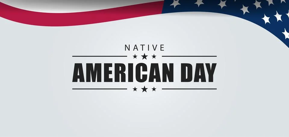 Native American Day A Day of Recognition and Respect Stock Illustration