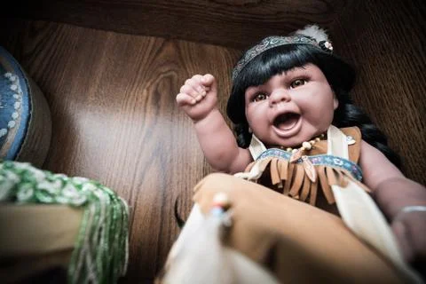 Native American Doll Stock Photos