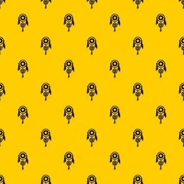 Native american dreamcatcher pattern Stock Illustration