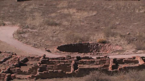 Native American Dwelling 스톡 동영상 38278753