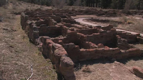 Native American Dwellings Stock Footage 38278701