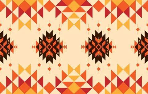 Native american ethnic pattern. american indigenous pattern. Design for ind.. Stock Illustration