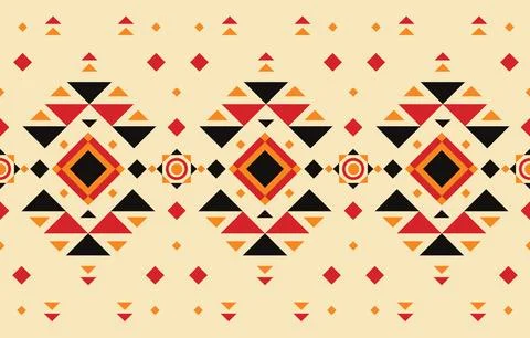 Native american ethnic pattern. american indian pattern art concept. Stockillustratie