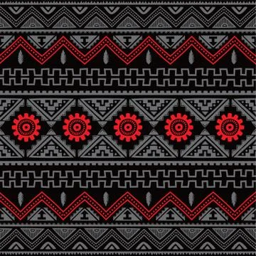 Native american ethnic pattern イラスト素材