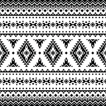 Native American geometric with triangle and rectangle. Ethnic pattern. Stock Illustration
