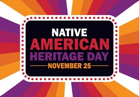 Native American Heritage Day Vector illustration Stock Illustration