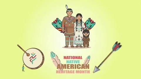 Native american heritage month Stock Footage 320586914