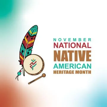 Native American Heritage Month Illustrazione stock