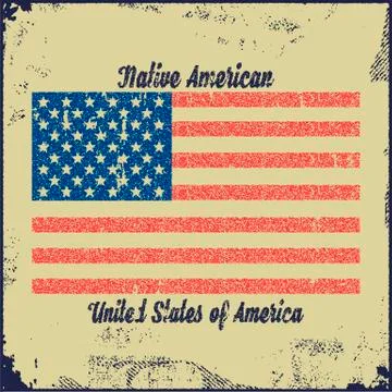 Native american illustration Stock Illustration