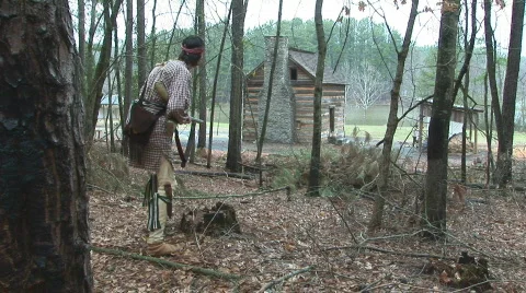 Native American Indian Stock Footage 832151