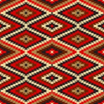 Native American Indian pattern 스톡 일러스트