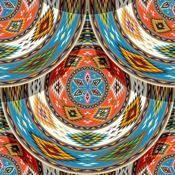 Native american indian tile Stock-Illustration