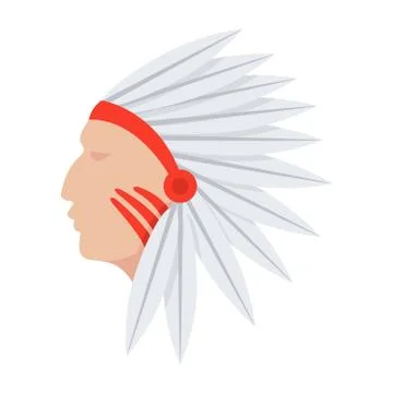 Native American Indians Stock Illustration