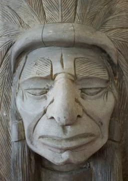 Native American mask Stock Photos