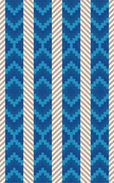 Native American pattern chevron and diagonal stripes Illustrazione stock