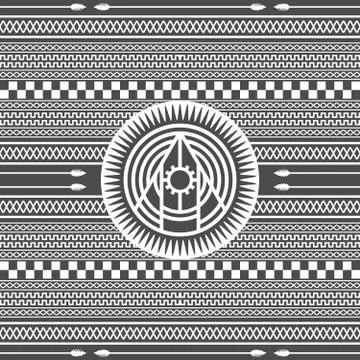 Native american pattern Stock Illustration