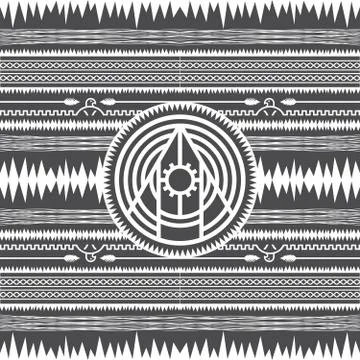 Native american pattern Stock Illustration