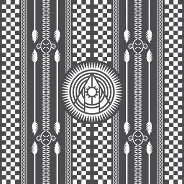 Native american pattern Stock Illustration