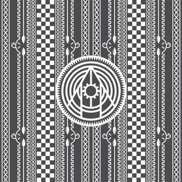 Native american pattern Stock Illustration