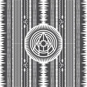 Native american pattern Stock Illustration