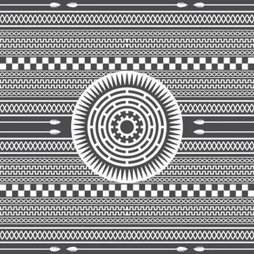 Native american pattern Stock Illustration