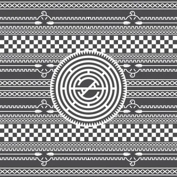 Native american pattern Stock Illustration