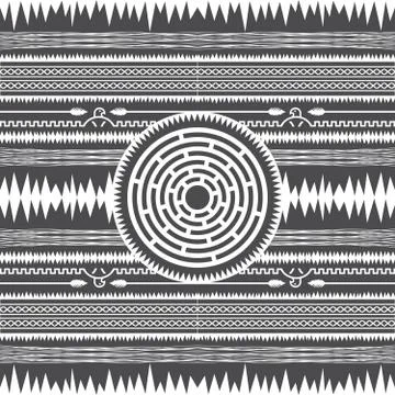 Native american pattern Stock Illustration