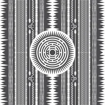 Native american pattern Stock Illustration
