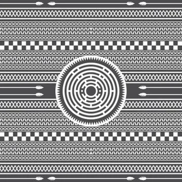 Native american pattern Stock Illustration