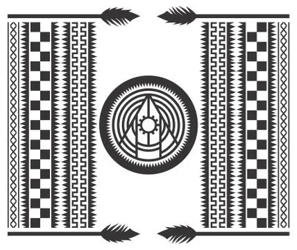 Native american pattern Stock Illustration