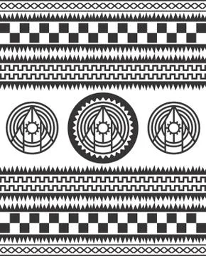 Native american pattern Stock Illustration