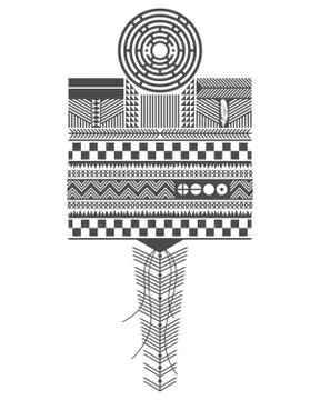 Native american pattern Stock Illustration