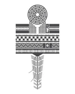 Native american pattern Stock Illustration