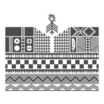 Native american pattern Stock Illustration