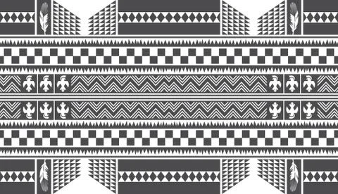 Native american pattern Stock Illustration
