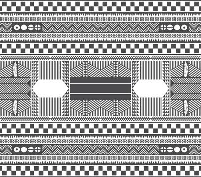 Native american pattern Stock Illustration