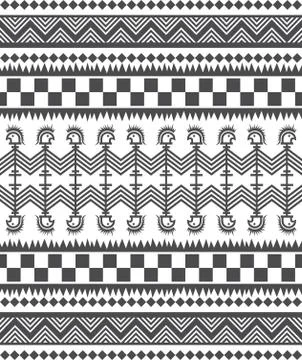 Native american pattern Stock Illustration