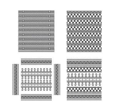 Native american pattern Stock Illustration