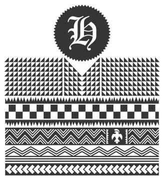 Native american pattern Stock Illustration