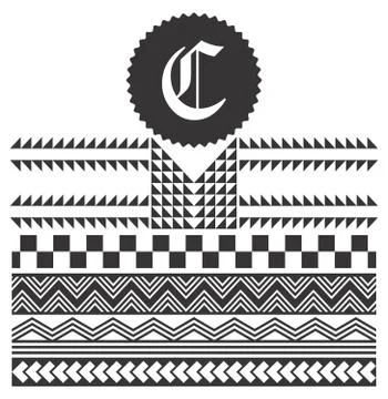 Native american pattern Stock Illustration