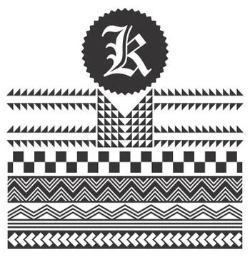 Native american pattern Stock Illustration