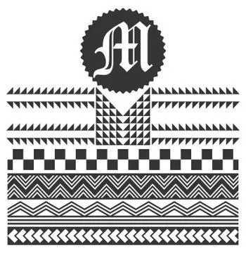 Native american pattern Stock Illustration