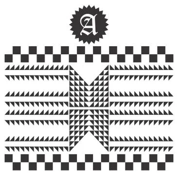 Native american pattern Stock Illustration